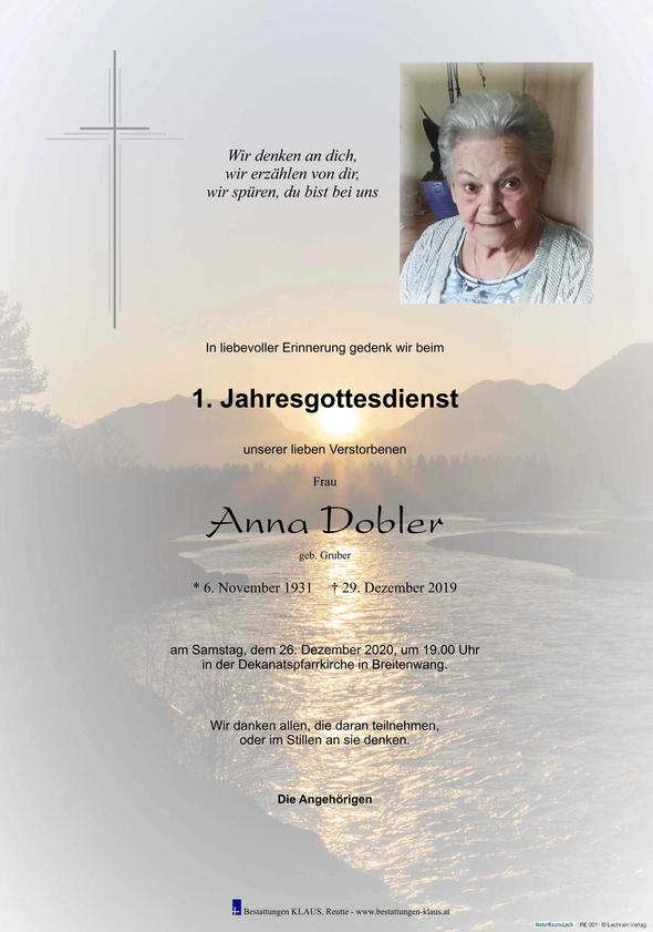Anna Dobler, am 26.12.2020 um 19:00 Uhr Breitenwang