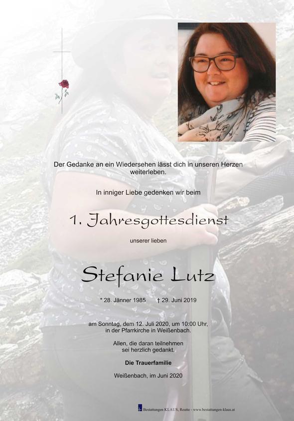 Stefanie Lutz, am 12.07.2020 um 10:00 Uhr Weißenbach