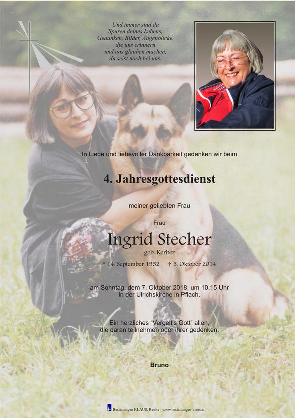 Ingrid Stecher, am 07.10.2018 um 10:15 Uhr Pflach
