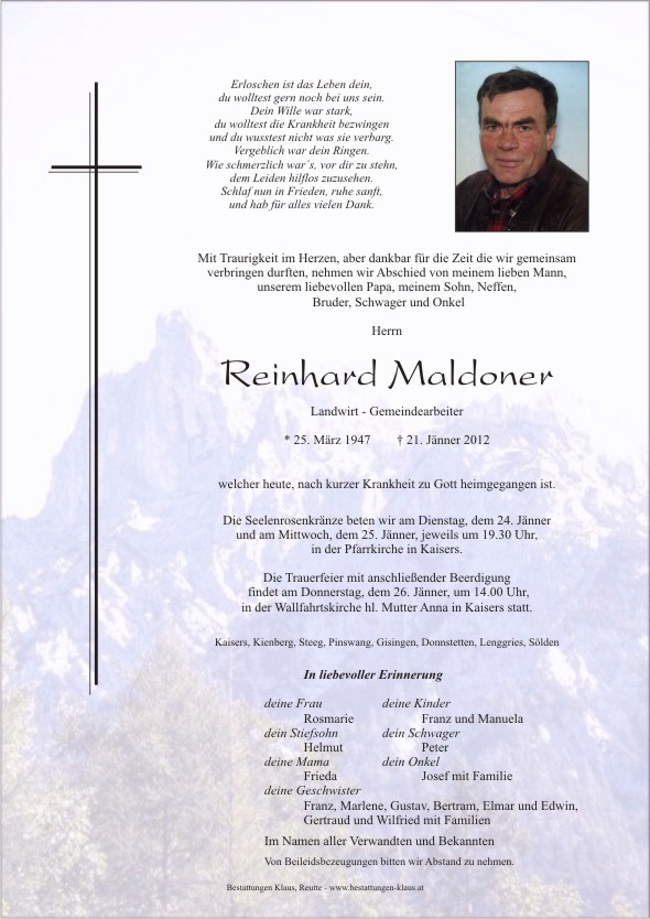 Reinhard Maldoner