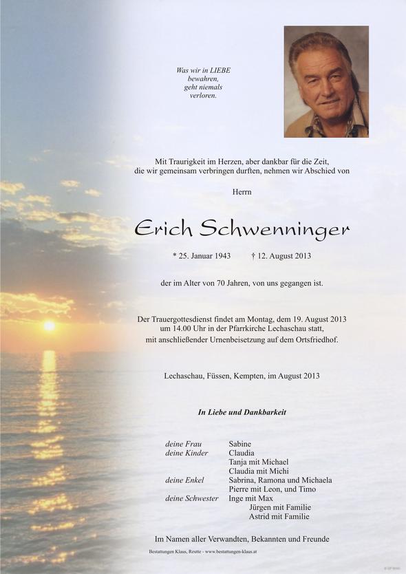 Erich Schwenninger