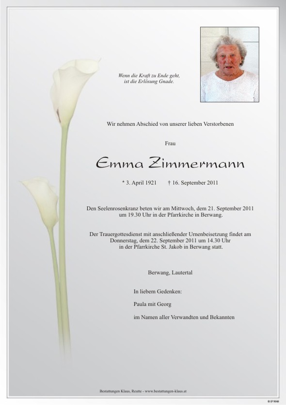 Emma Zimmermann