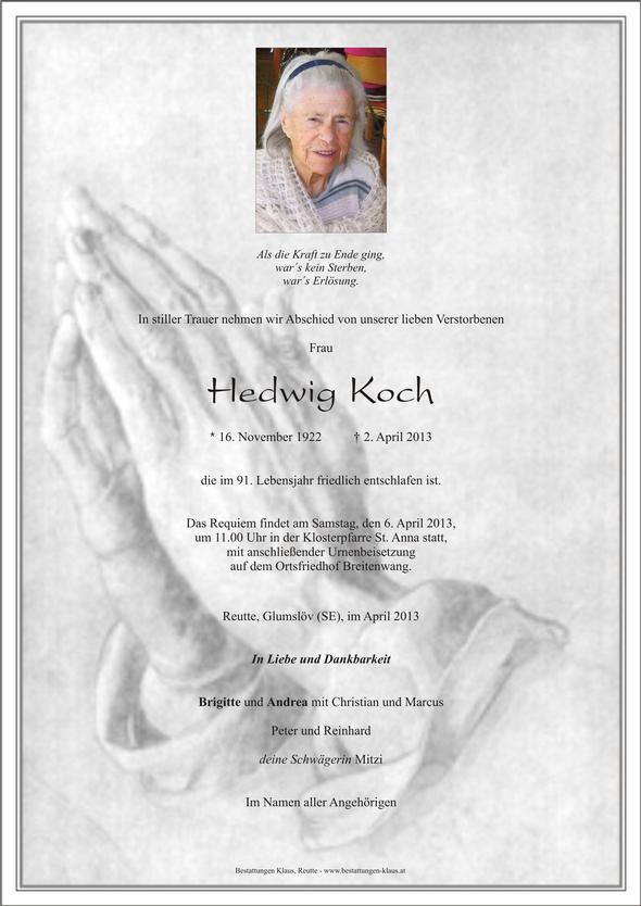 Hedwig Koch