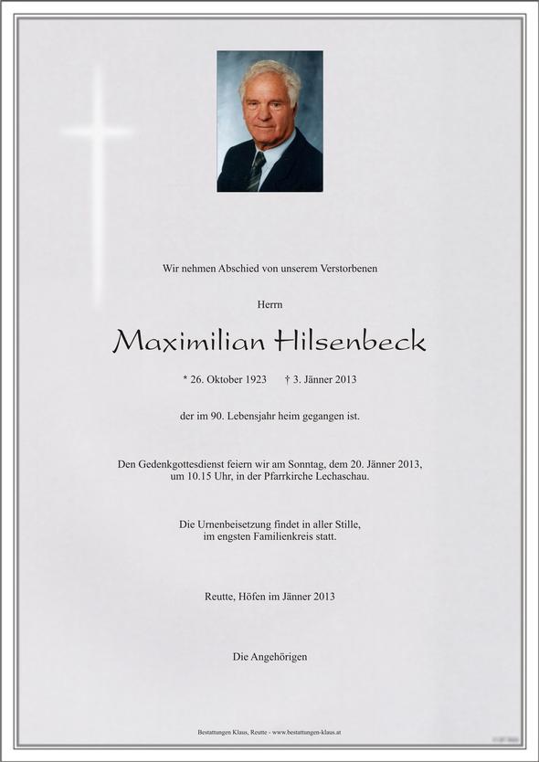 Hilsenbeck Maximilian