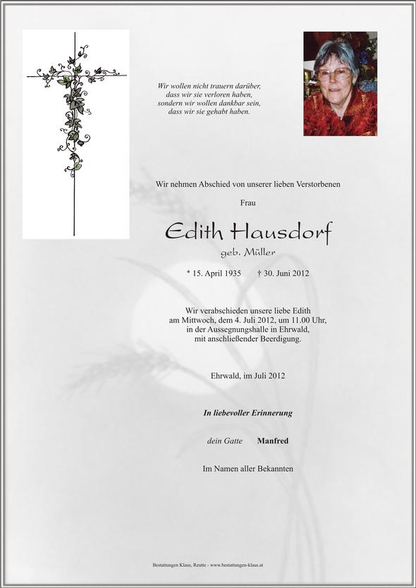 Edith Hausdorf