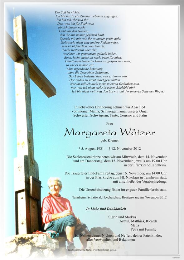 Margareta  Wötzer