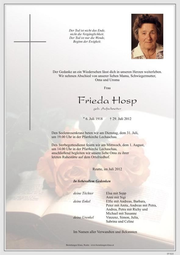 Frieda Hosp