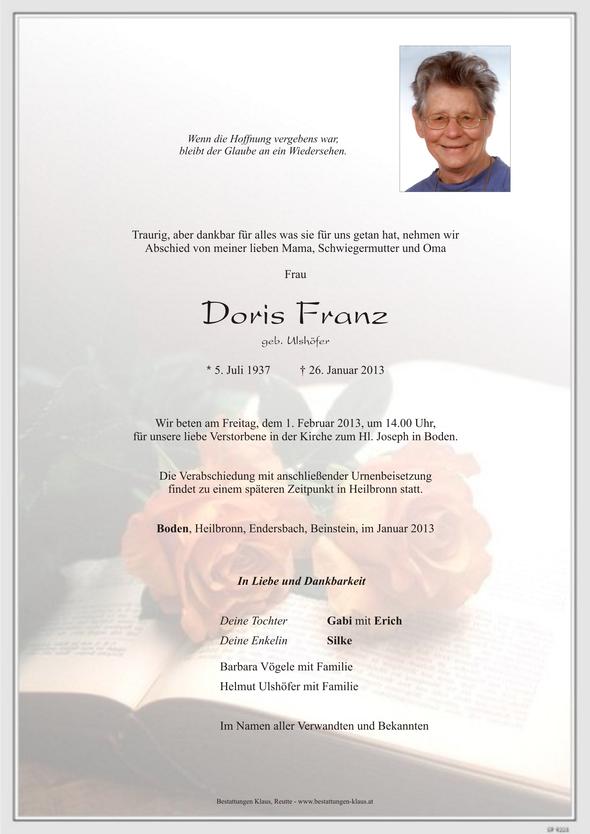 Doris Franz