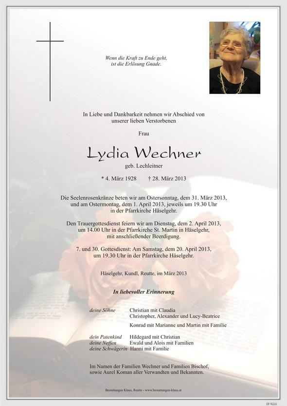 Lydia Wechner