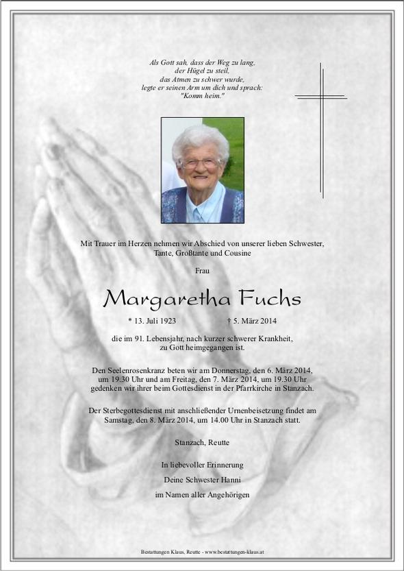 Margaretha Fuchs