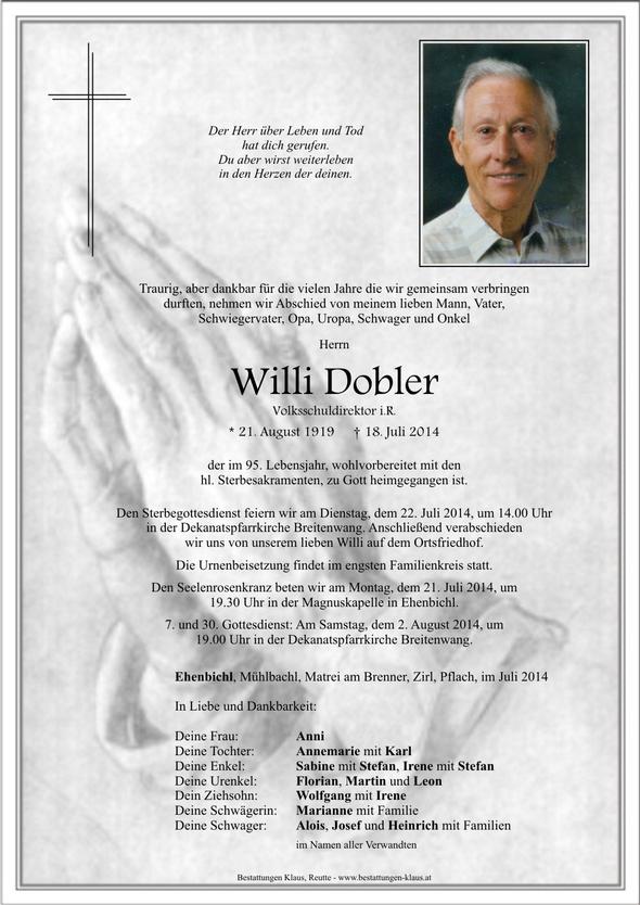 Willi Dobler