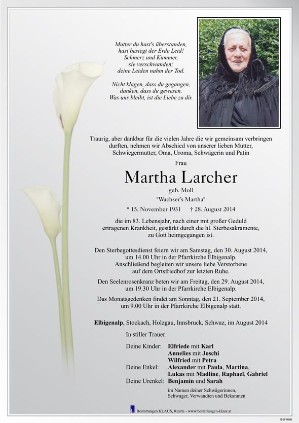 Martha Larcher