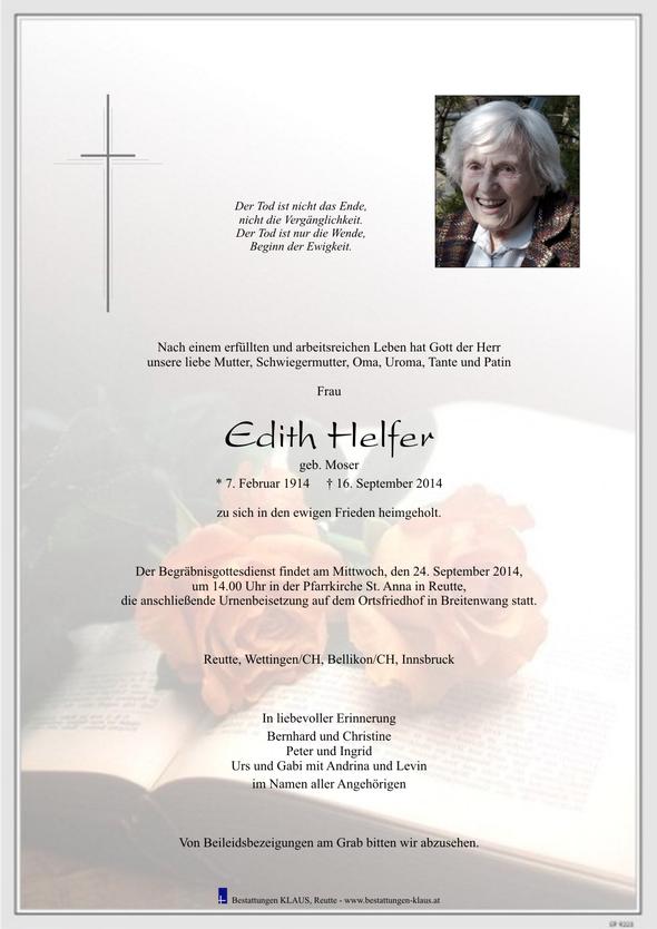 Edith Helfer