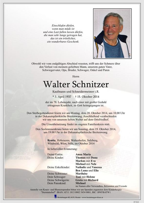 Walter Schnitzer