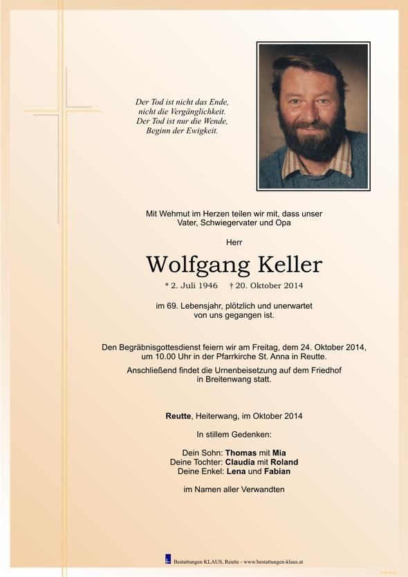 Wolfgang Keller