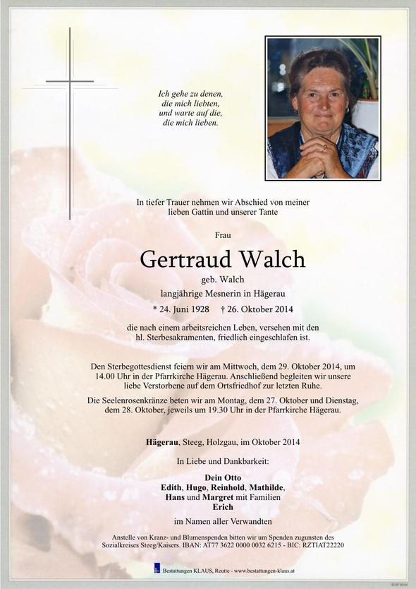 Gertraud Walch