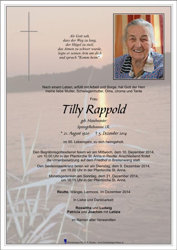 Tilly Rappold