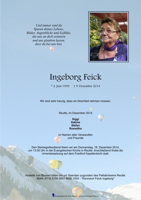 Ingeborg Feick