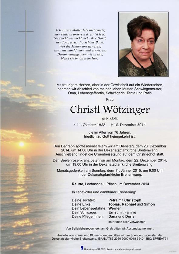 Christl Wötzinger