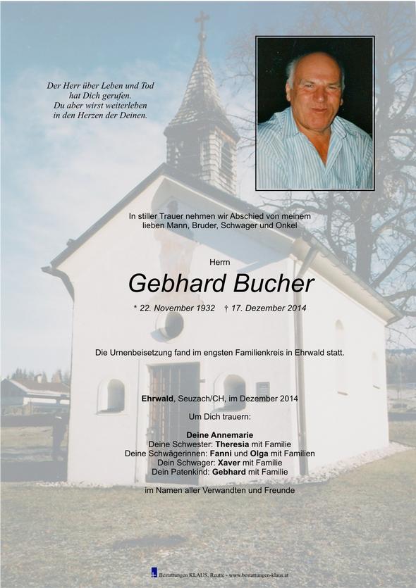 Gebhard Bucher