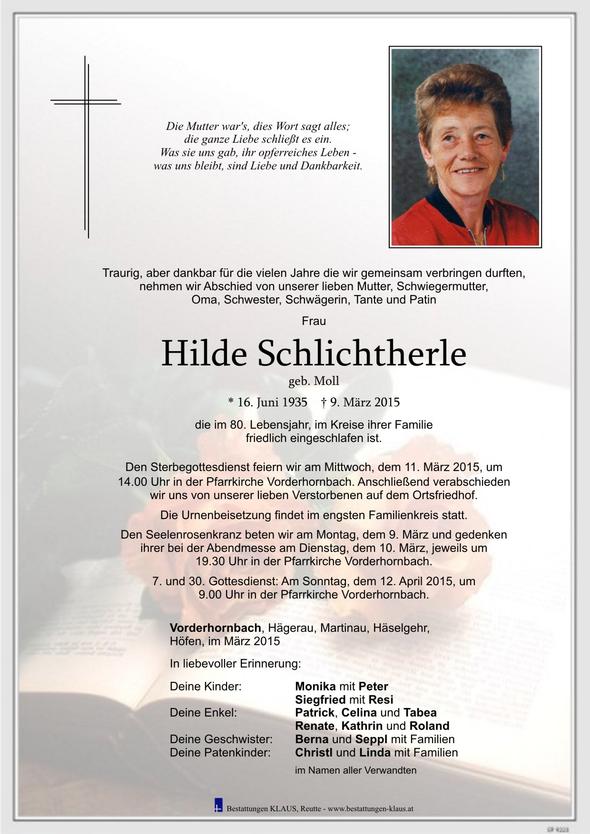 Hilde Schlichtherle