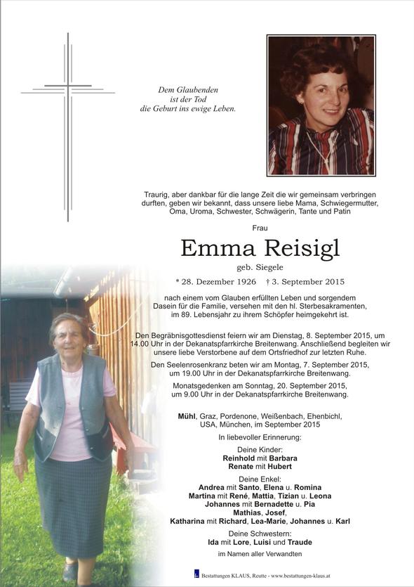 Emma Reisigl