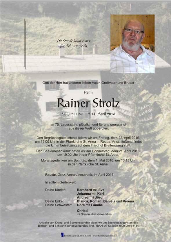 Rainer Strolz