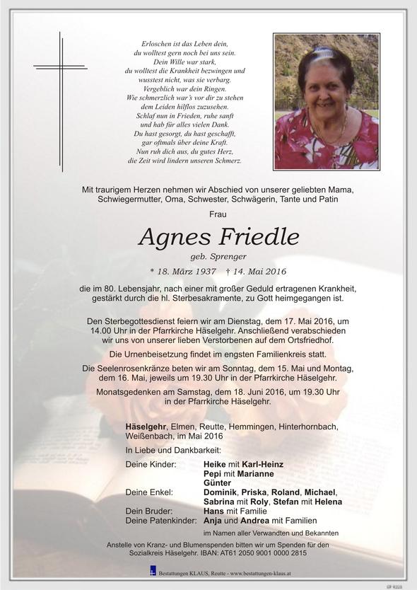 Agnes Friedle