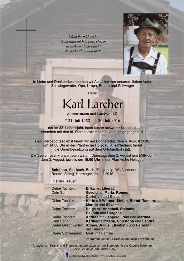 Karl Larcher