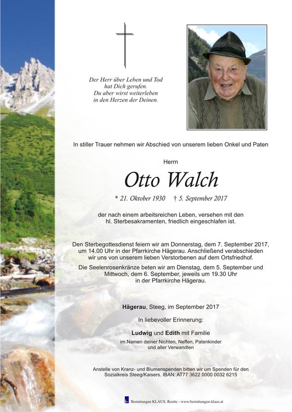 Otto Walch