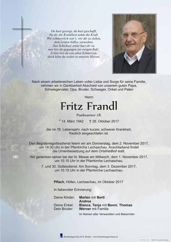 Fritz Frandl
