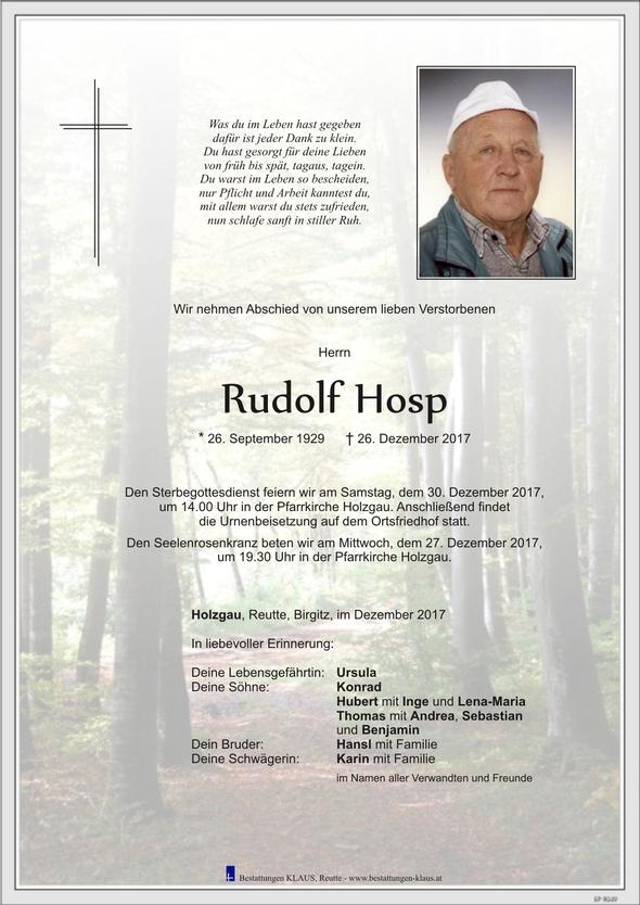 Rudolf Hosp