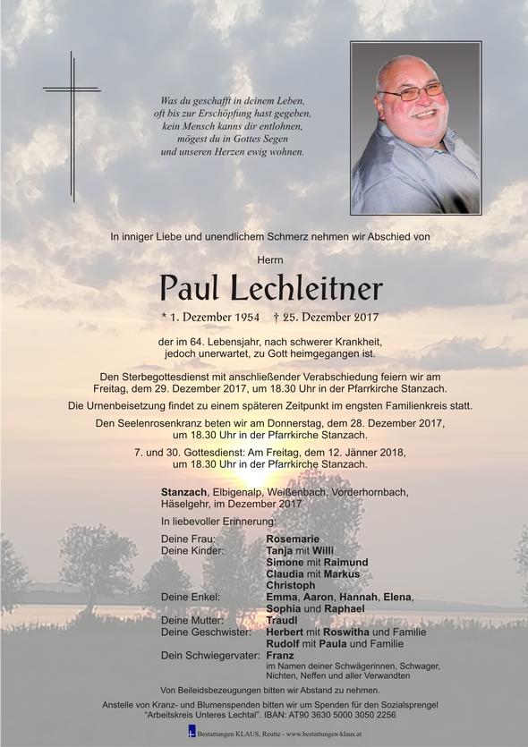 Paul Lechleitner