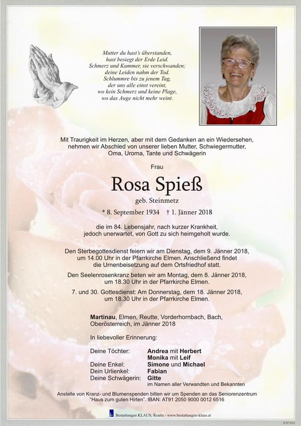 Rosa Spieß