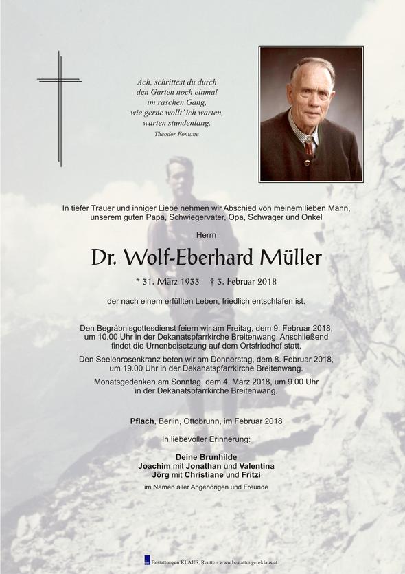 Dr. Wolf-Eberhard Müller