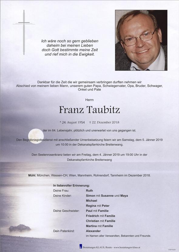 Franz Taubitz