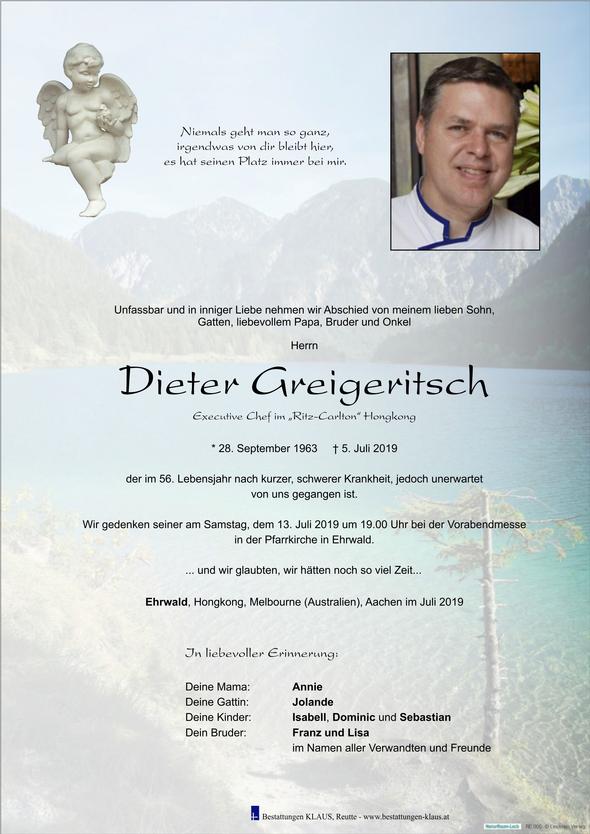 Dieter Greigeritsch