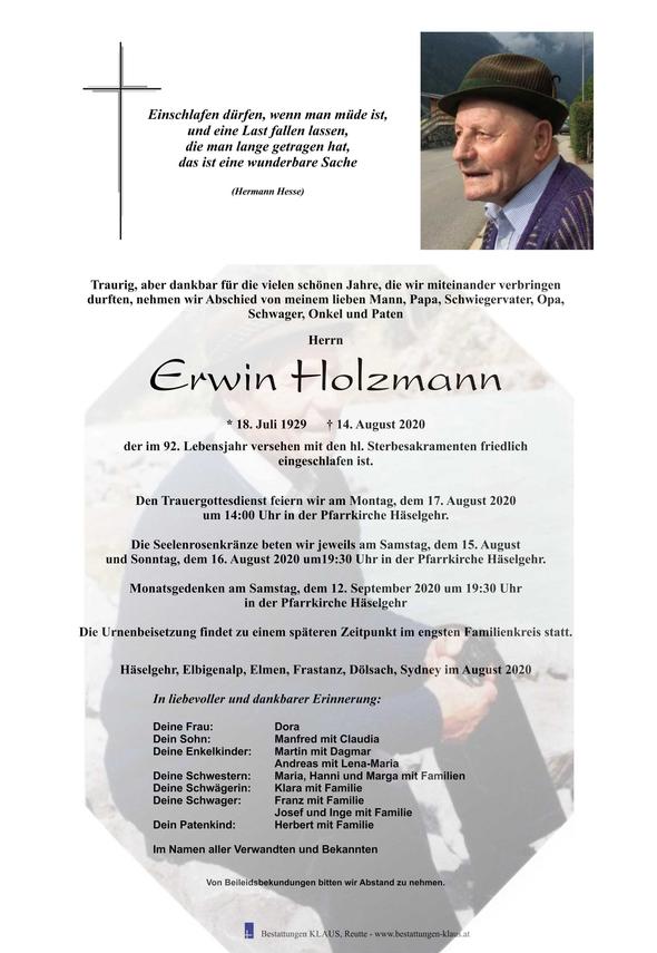 Erwin Holzmann