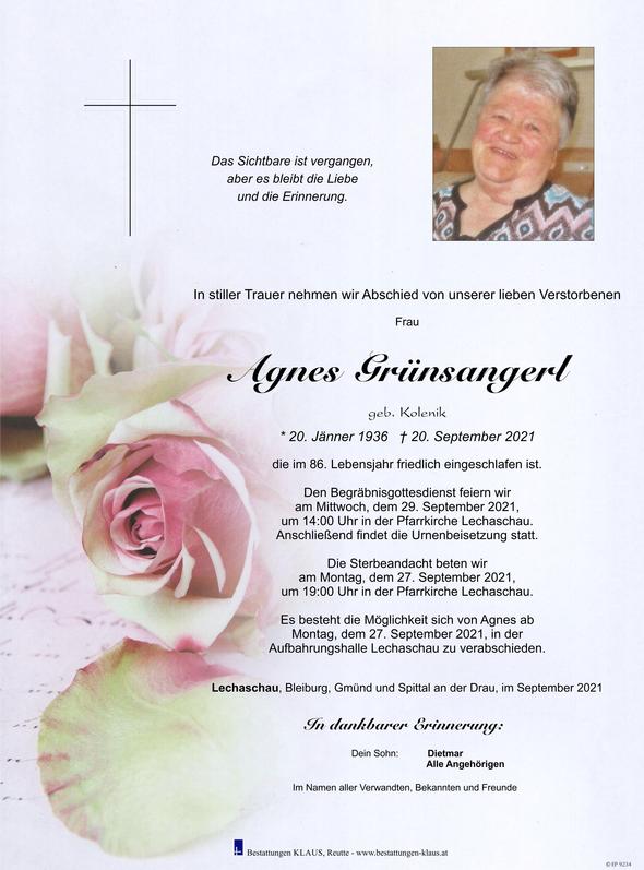 Agnes Grünsangerl