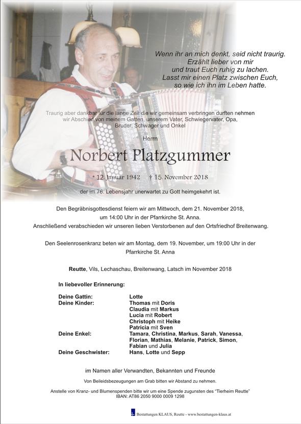 Norbert Platzgummer