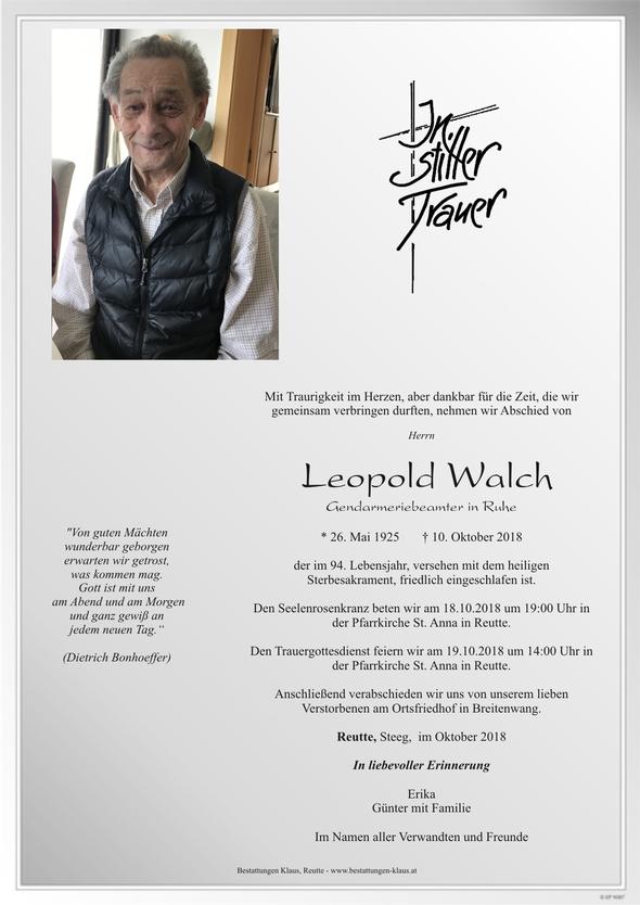 Leopold Walch