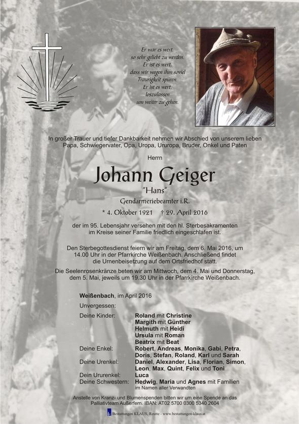 Johann Geiger